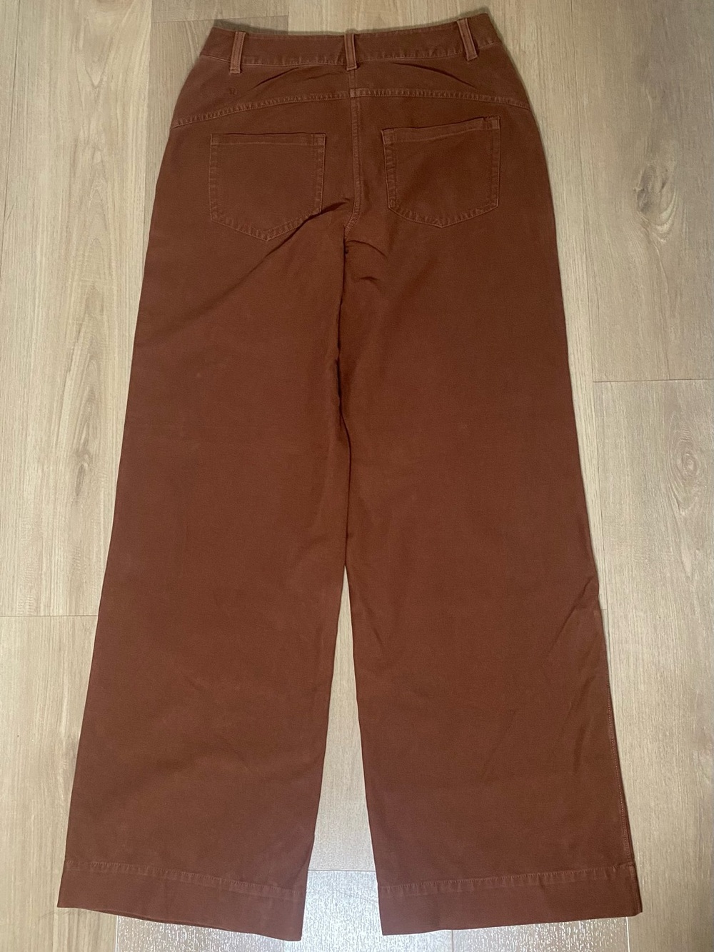 Lululemon City Sleek 5 Pocket Wide-Leg Brown Utilitech Pants Women's 28
